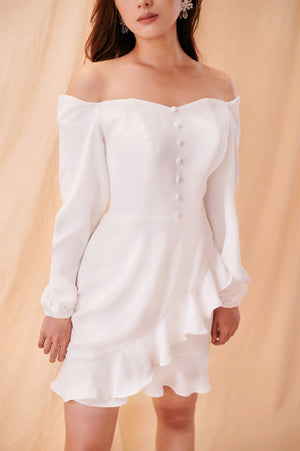 Open image in slideshow, Calla Long Sleeves Ruffle Dress
